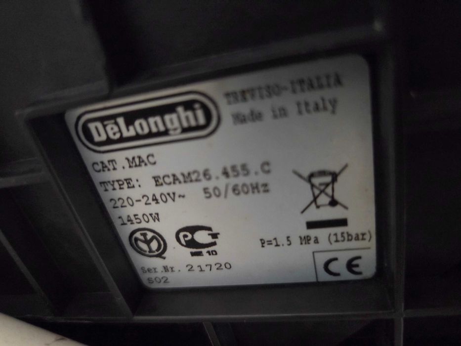 Espressor Automat DeLonghi ECAM 26.455 PrimaDonna S Aparat Cafea Boabe