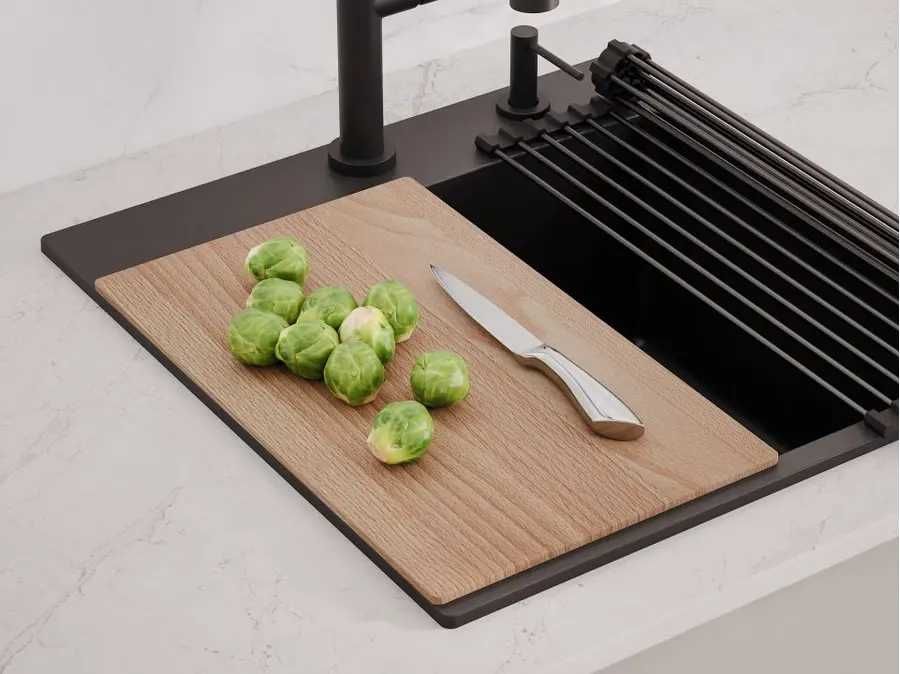 ПРОМО КОМПЛЕКТ за кухня кухненска мивка от гранит Рига 40 XL 380 x 500