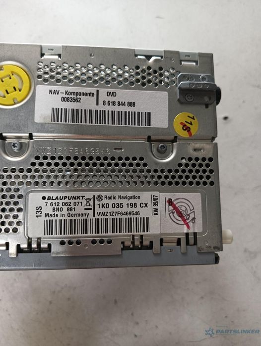 Navigatie Auto Volkswagen Passat 3C2 2005 - 2010 1K0035198Cx