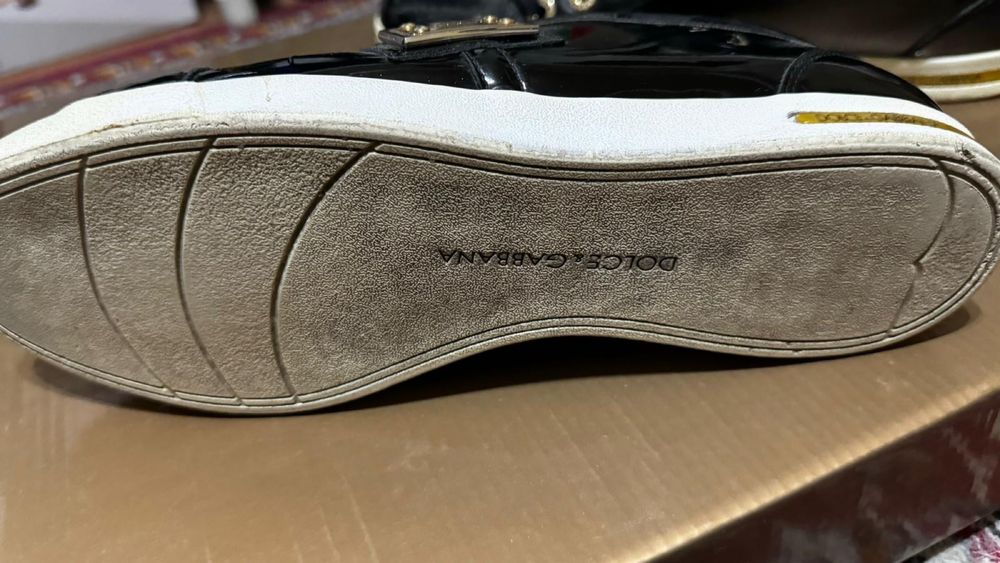 Кеды кроссовки Dolce & Gabbana черные