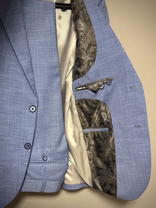 Sacou elegant albastru – ideal evenimente / business