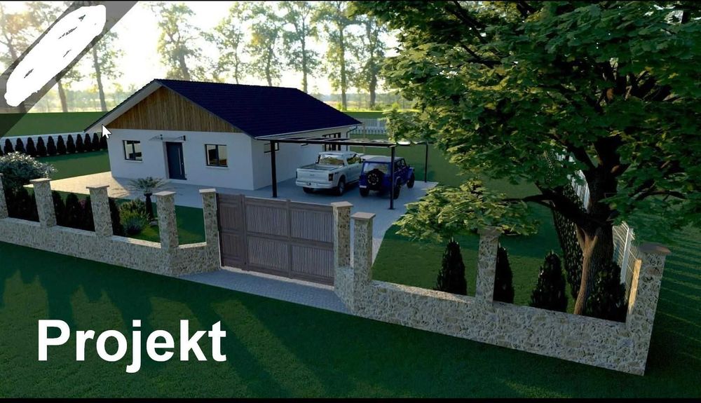 Голям, красив строителен парцел с разрешение за строеж на бунгало