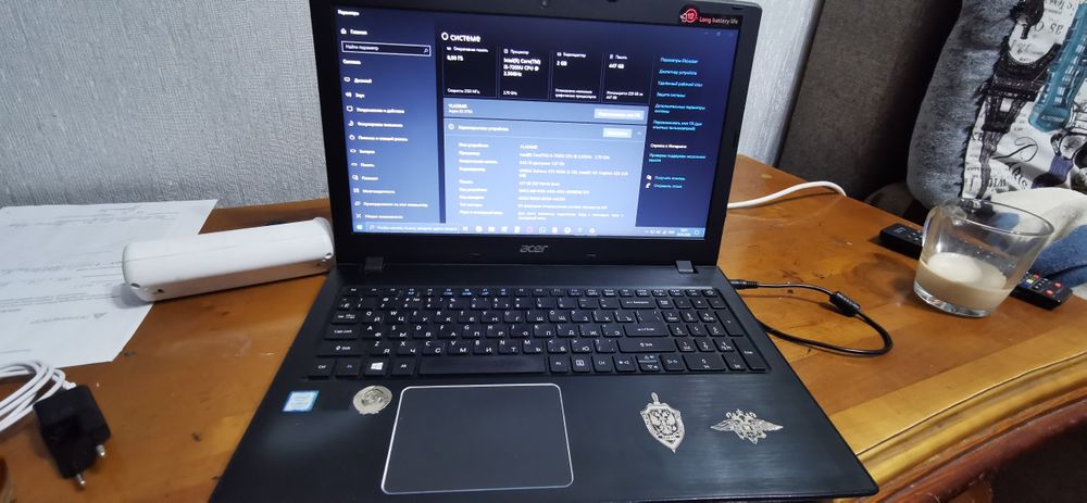 Продам ноутбук Aser Aspire E5-575G.