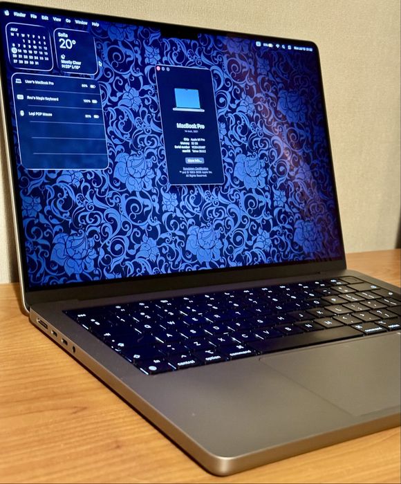 Macbook Pro 14 32GB RAM / M1 PRO CPU / 512GB гр. София 7-ми 11-ти
