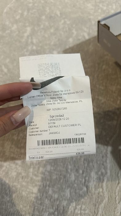 Кроссовки Nike Air Force 1 оригинальные