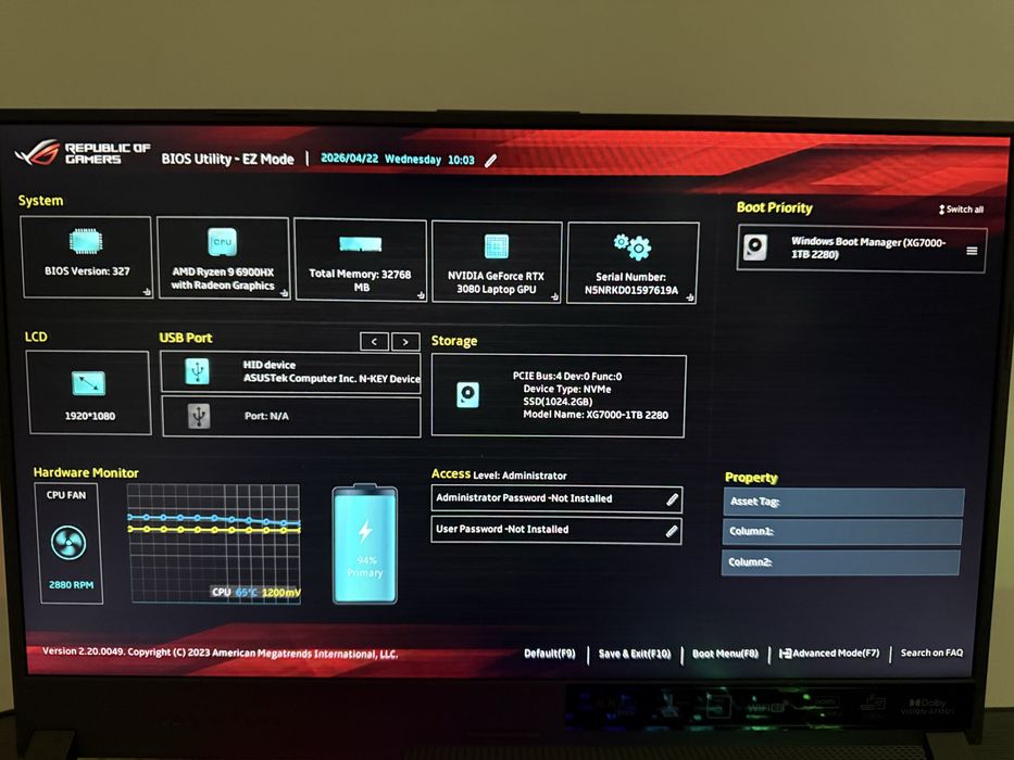 Laptop Asus Rog Strix G15