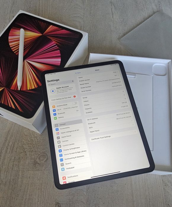 Ipad pro 11", 3-та генерация (2021), M1 чип с Wi‑Fi 128GB - Space Grey