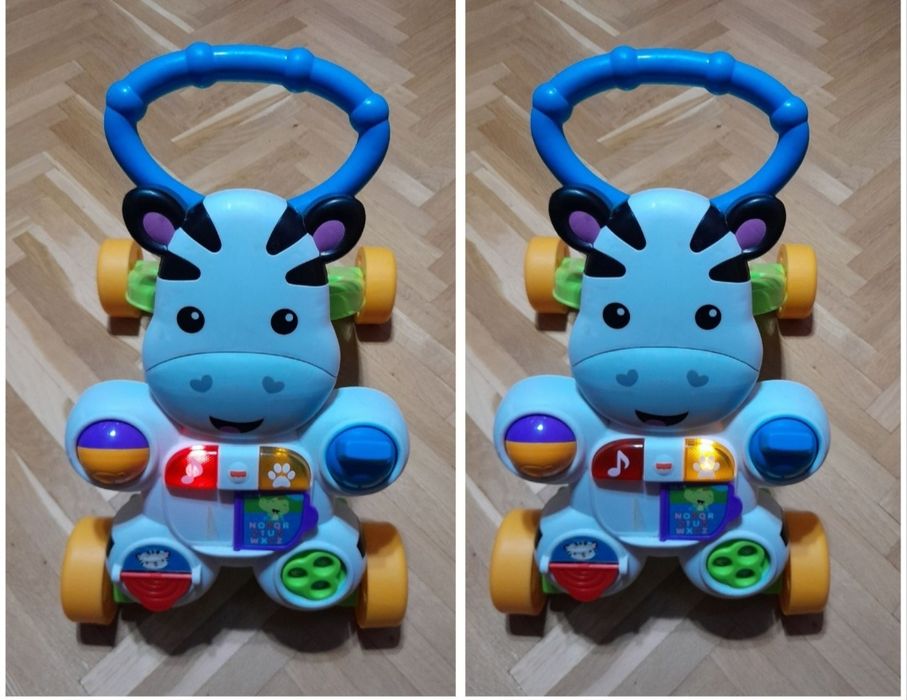 Premergător tip zebra Fischer - Prince, 2 moduri joaca, lumini, sunete