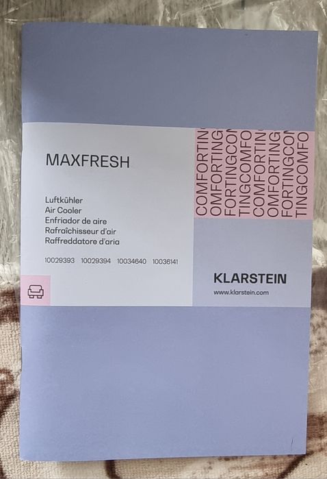 Maxfresh охладител на въздух Klarstein 65w