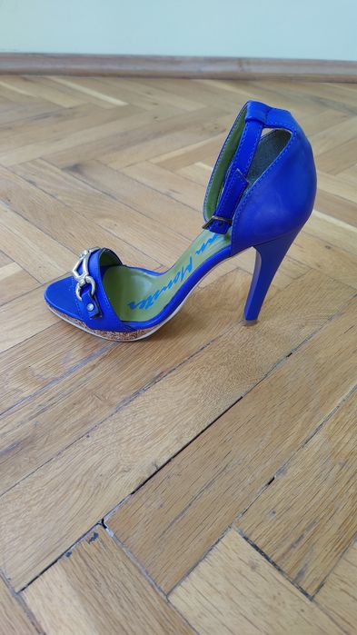 Обувка отворен сандал на висок ток - 10 см - 36 номер - Herman Monster