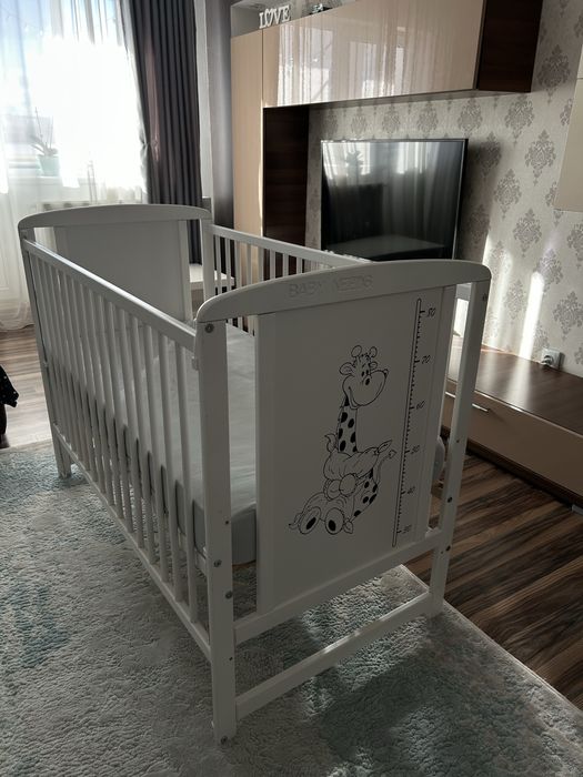 Patut din lemn pentru bebe 120/60