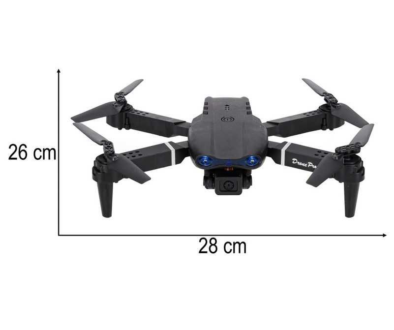 WiFi Дрон с две камера и джойстик за телефон 20мин полет до 100м обсег