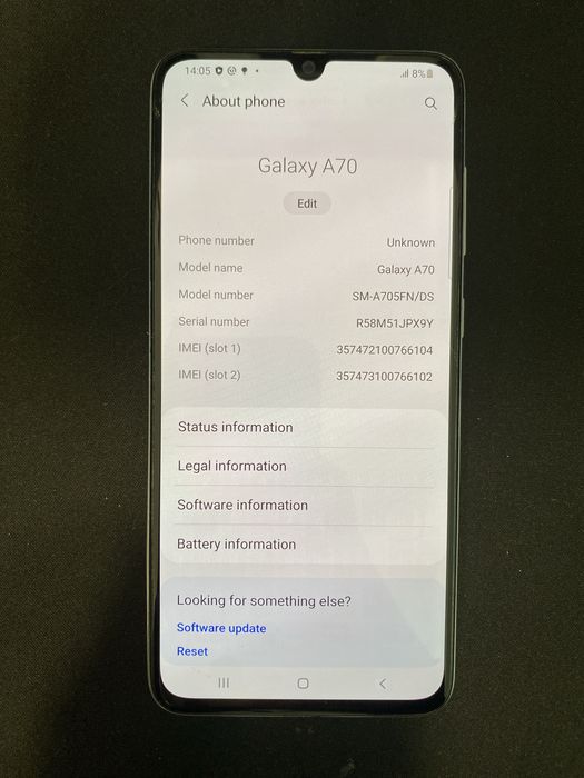 Samsung Galaxy A70 128GB ID-XXL264