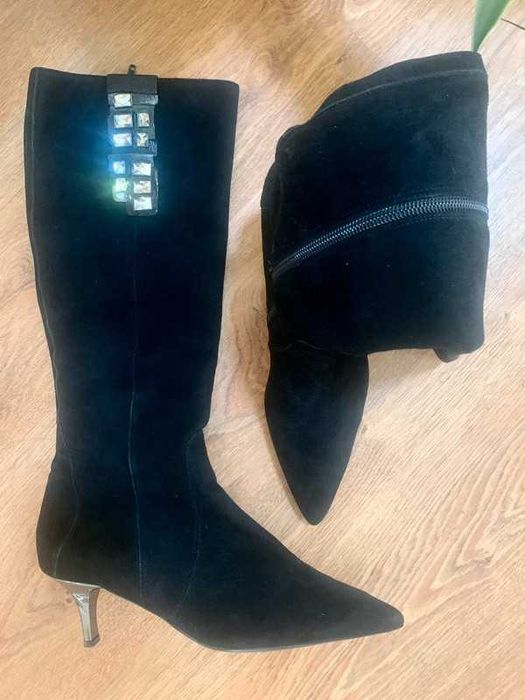 Cizme din piele intoarsa Hogl