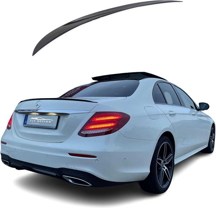 Спойлер тип 63 за багажник съвместим с Mercedes C класа W205 черен лак