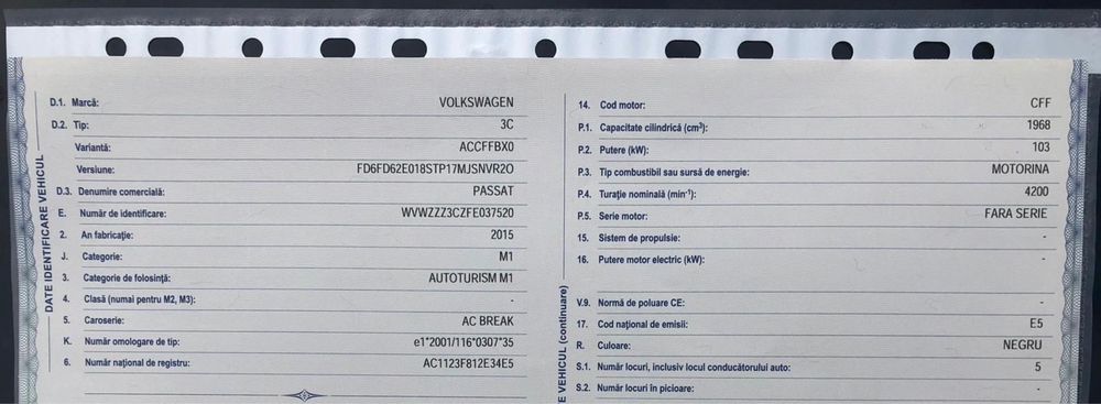 Volkswagen Passat B7 Variant 2.0 TDI DSG – 2015 – panoramic