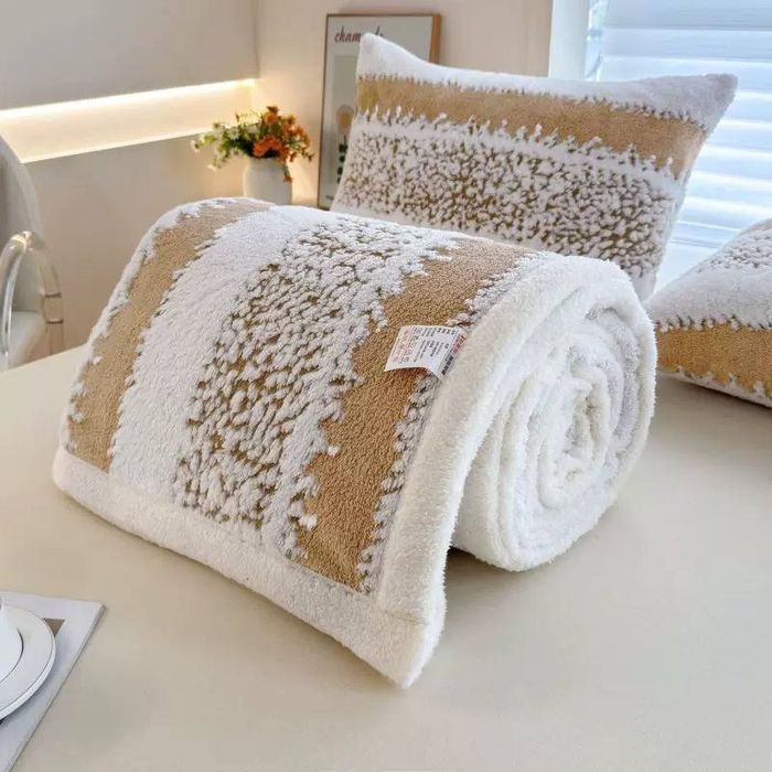 Плед барашка тёплый зимний доставка бесплатно