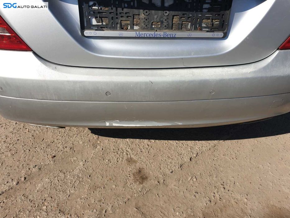 Bara Spoiler Spate cu Locas Senzori Parcare Mercedes Clasa S Class W221 S320 Facelift 2005 - 2013 Culoare C775 [C0295]