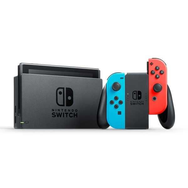 Consola NINTENDO Switch OLED (Neon Red/Blue) + Everybody 1-2-Switch!