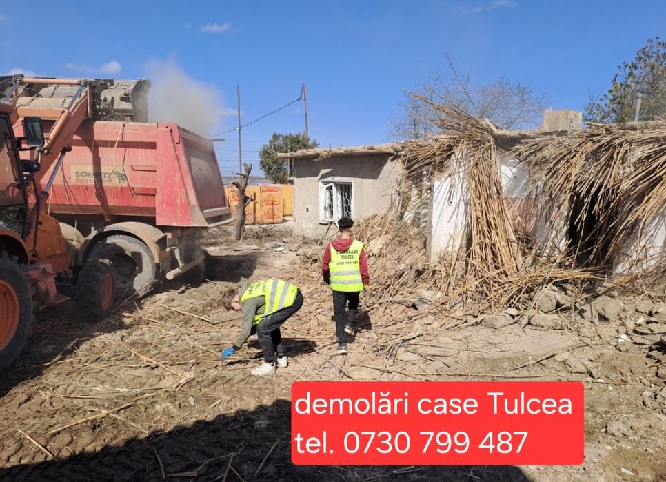 Demolări  - săpături  - transport TULCEA