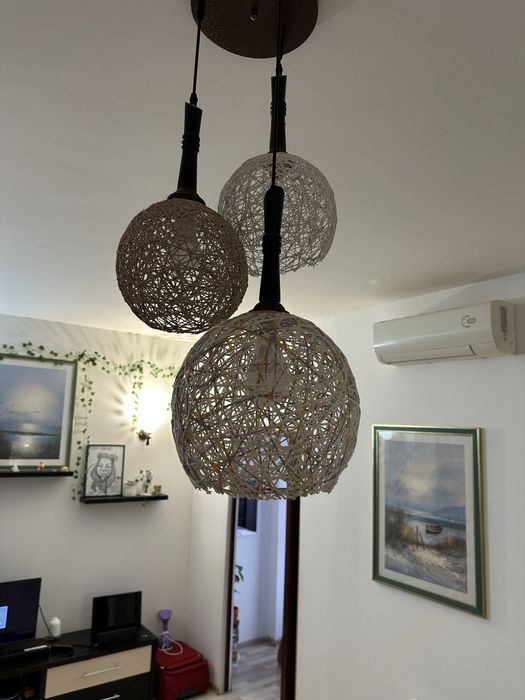 Abajur handmade din sfoara