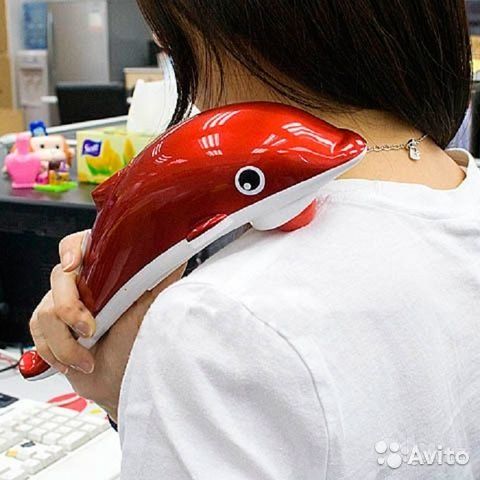 Ручной массажер Дельфин для тела Dolphin большой