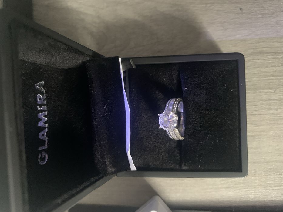 Inel argint cu piatra cubic zirconia