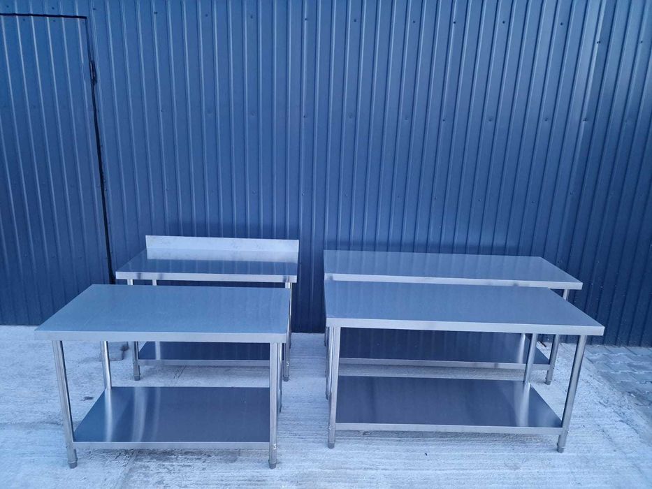 Mese inox diferite dim direct din stoc pret producator NOi cu factura