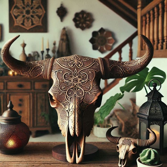 Череп от бик или кон (декорация)