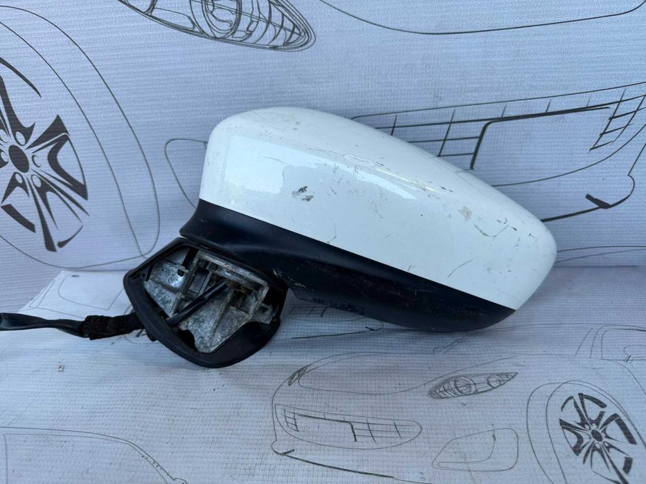 Oglindă Retrovizoare Stânga 8 Pini Mazda 6 GHR1-69-181E / [2013-2016]  meanismul de pliere deteriorat/ (5C3)