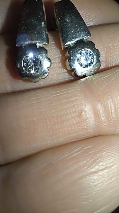 Сребърен комплект-обици,колие,гривна.