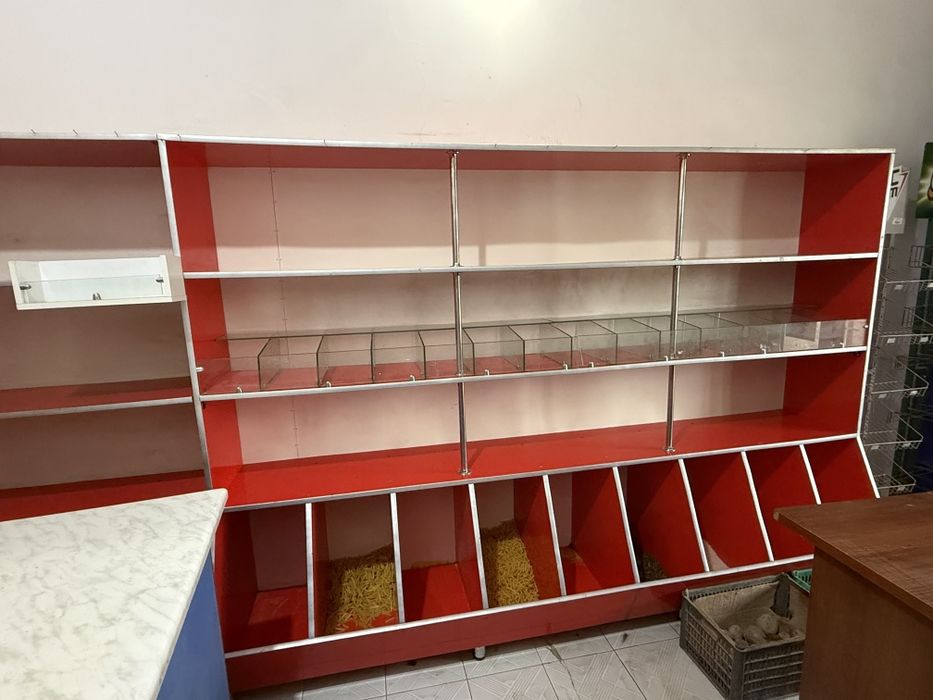 Полкалар. Магазин, дукон, ва савдо учун таййор полкалар