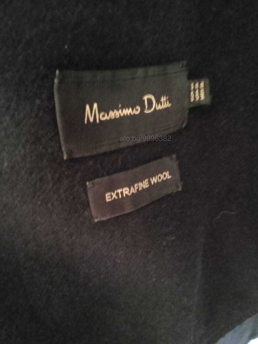 Палто Massimo Dutti мъжко от екстра вълна 46 размер