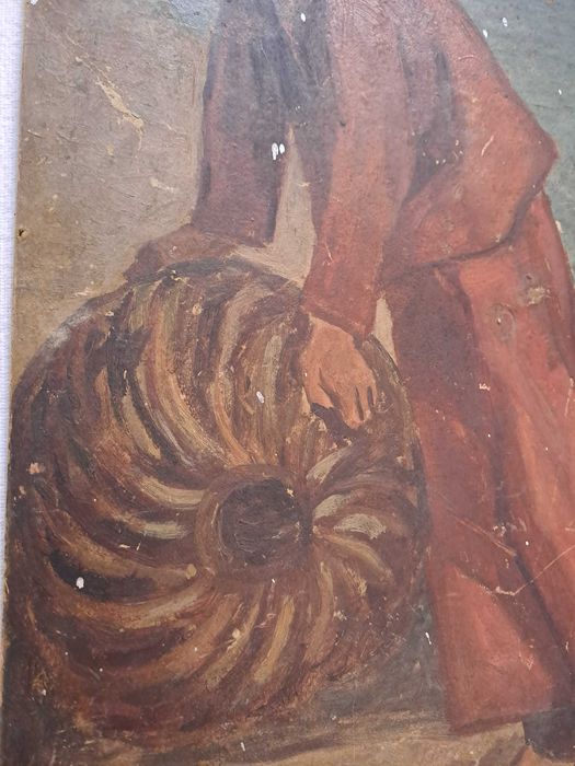 tablou pictura pe pfl 52/40 cm semnat B Stanovici