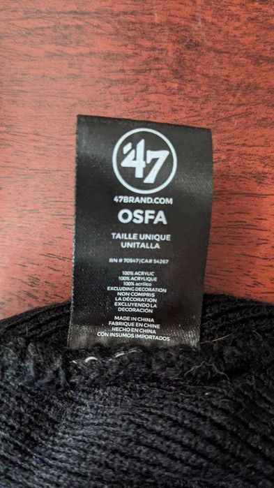 Мужская шапочка вязаная ,черная,Китай