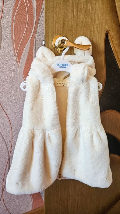 Меховая жилетка для девочки