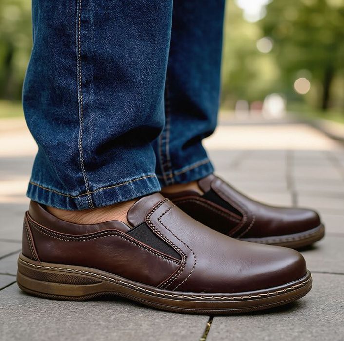 ANGRO Pantofi Din Piele