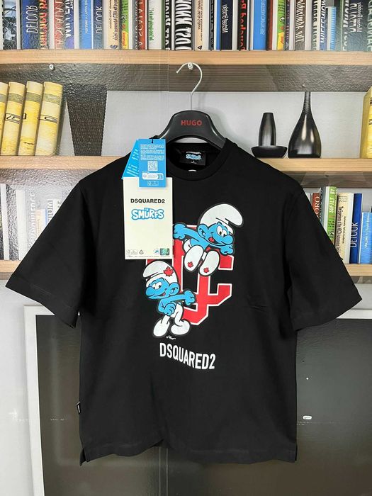Мъжка тениска Dsquared The Smurfs !