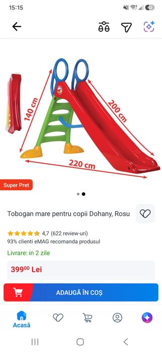 Topogan Cutie de nisip cu capac 150 lei ambele
