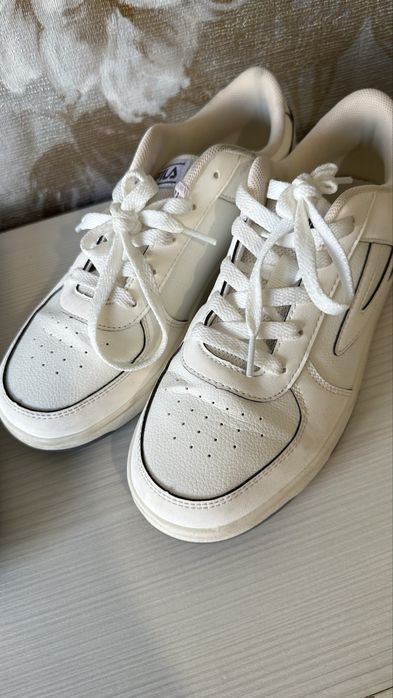 Белые кеды на мальчика Fila