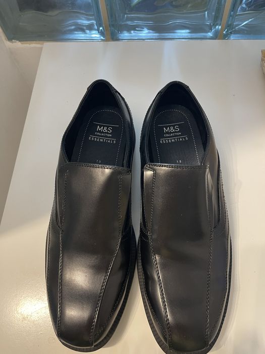 Pantofi barbatesti,Marks and Spencer,negri,purtati o singura data