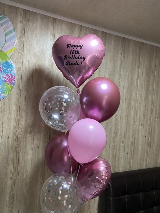 Гелиевые шары по 12.000. Воздушные шары. Надписи. Оформление шарами