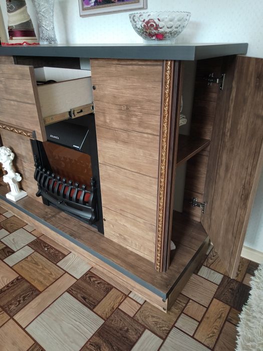 Электро камин встроенный в каркас