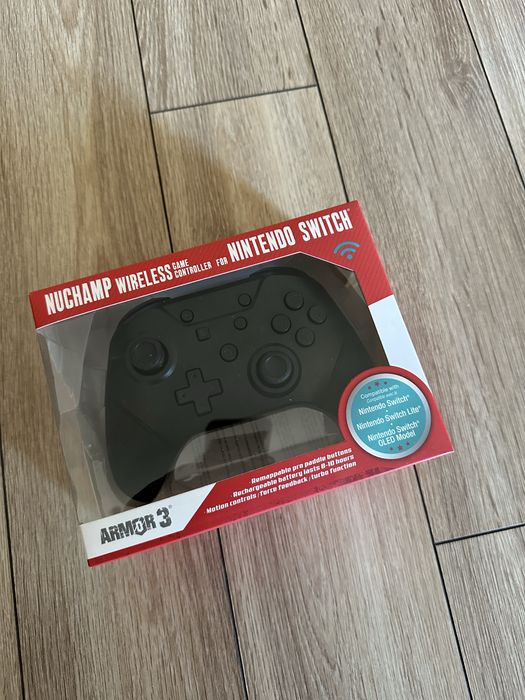 Безжичен контролер Armor3 - NuChamp, черен (Nintendo Switch)