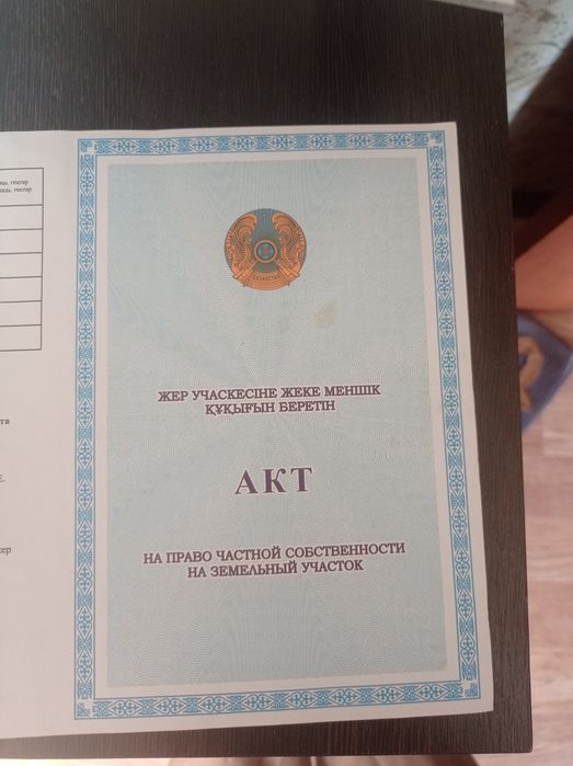 Участок в Жибек жолы 7млн