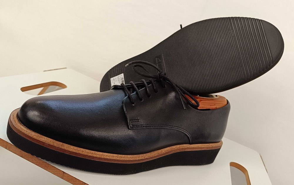Pantofi derby 38.5 39 Clarks NOI piele naturala moale