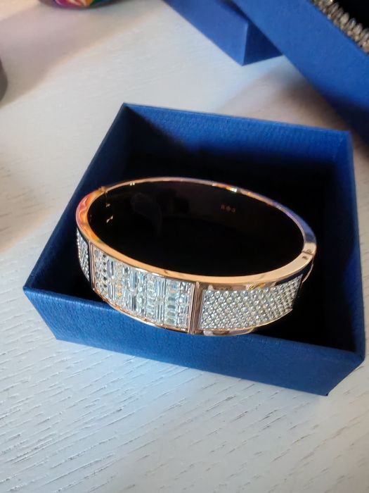 Bratara Swarovski Ethic Wide Bangle