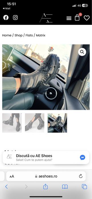 Ghete piele, interior exterior, noi! Marimea 40.