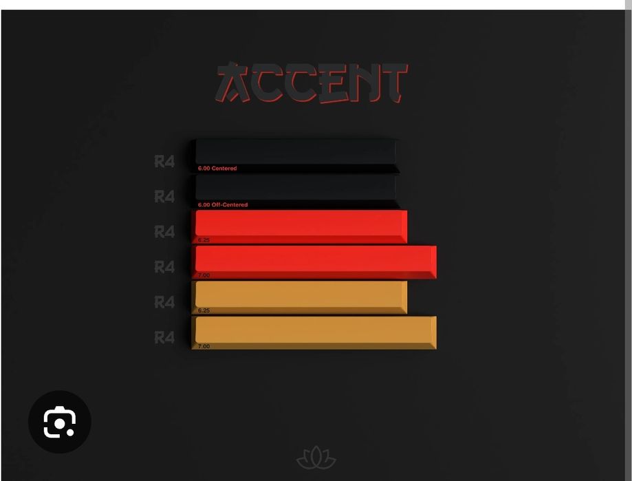 Keycaps Gmk Red Dragon novelties si spacebars