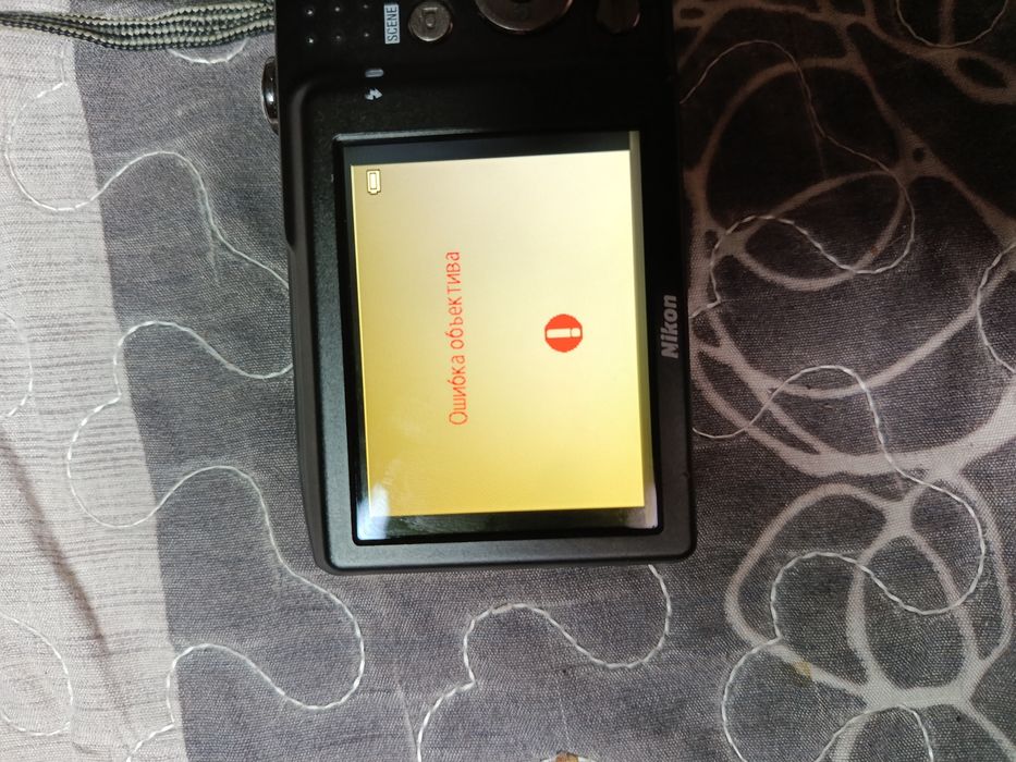 Продам фотоаппарат Ошибка объектива